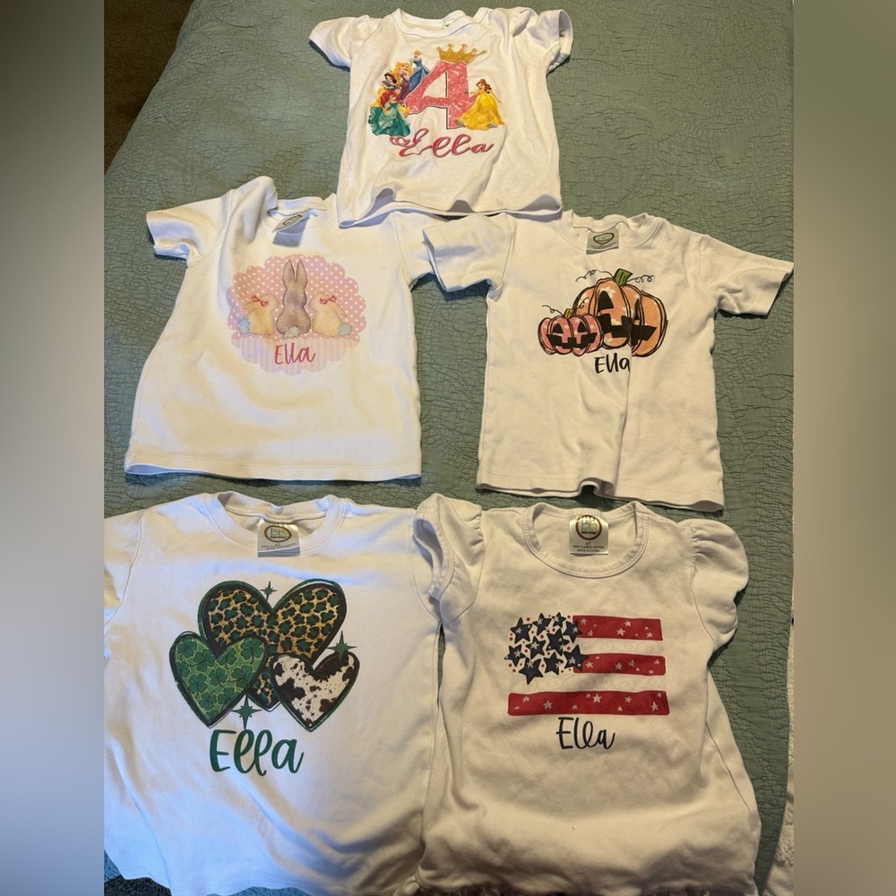 Monogrammed Ella tops